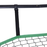 Soozier 2 in 1 Soccer Rebounder Net Portable Football Trainer Passing and Solo Skills(m-11)