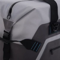 Outsunny 50 Quart Portable Insulated Waterproof Soft-Sided Cooler Picnic Tote Bag - Grey(m-11)
