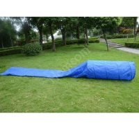 PawHut 16' Durable Lightweight Pet Fitness Training Dog Agility Tunnel with Chute and Carrying Bag(m-6)