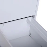 Vinsetto Metal 4 Drawer Vertical Locking Filing Cabinet - White(m-10)