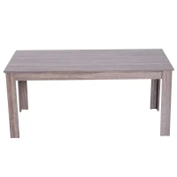 HomCom 43" Wood Rectangle Modern Contemporary Parsons Coffee Table(m-5)