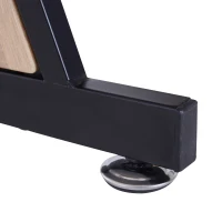 HomCom Computer Desk Wood Top Office Workstation PC Laptop Study Table  with Keyboard Tray(m-10)