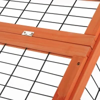 Pawhut 69" Wooden Outdoor Chicken / Rabbit Run(m-8)