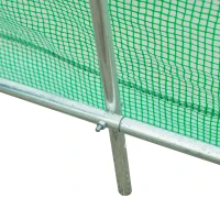 Outsunny 15’ x 7’ x 7’ Outdoor Portable Walk-In Tunnel Greenhouse with Windows(m-9)