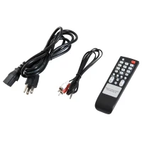 HomCom 37" Portable Remote Control Indoor Outdoor Bluetooth Capable Dual Speaker Stereo with Wheels(m-8)