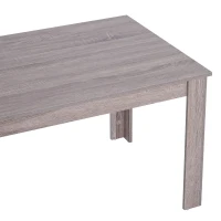 HomCom 43" Wood Rectangle Modern Contemporary Parsons Coffee Table(m-9)