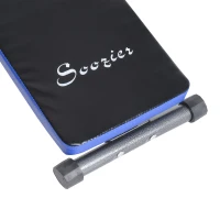 Soozier Adjustable Folding Ab Decline Sit-Up Bench With Resistance Bands(m-8)