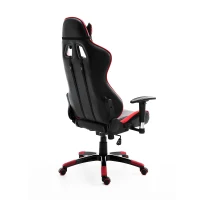 HomCom High Back Racing Style Ergonomic Gaming Chair With Support Pillows - Black / Red(m-9)