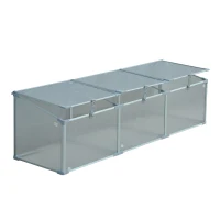 Outsunny 71" Cold Frame Greenhouse Aluminum Vented Mini Greenhouse Kit(m-5)