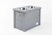 New Age Pet Piedmont Pantry Diner with Storage - Grey(m-1)