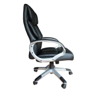 HomCom Synthetic Leather Computer Office Chair Black - 3461(m-4)