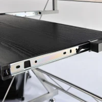 HomCom 67” Wooden L-Shaped Corner Computer Desk With Keyboard Tray - Black(m-5)