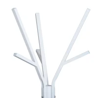 HOMCOM 71" Metal Freestanding Modern Tree Branch Coat Rack - White(m-7)