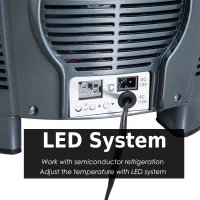 HOMCOM 10 Liter Mini Kegerator Beer Cooler Dispenser Lightweight Car -Black(m-7)