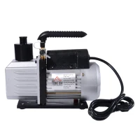 HomCom 2-Stage 5 CFM Rotary Vane 1/2 HP HVAC Refrigerant Handheld Vacuum Pump(m-2)