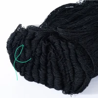 PawHut 50' x 50' Mesh Bird Repellent Netting - Black(m-6)