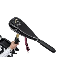 Outsunny 12V Transom Mounted 50-Pound Thrust Electric Fishing Boat Trolling Motor(m-7)