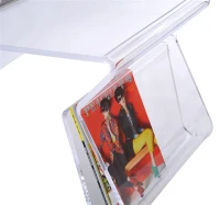 HomCom 38" Modern Acrylic Coffee Table(m-5)