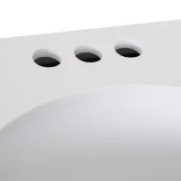 Kleankin 34” Modern Ceramic Sink Bathroom Vanity Set(m-10)