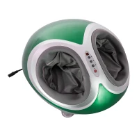 HomCom Personal Heated Multi Function Dual Foot Massager With Remote Control - Green(m-1)
