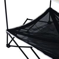 PawHut 40" Cooling Pet Mesh Elevated Dog Cot Bed With Shade Canopy(m-9)