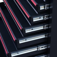 HomCom Steel Rolling Tool Chest Storage Cabinet with 7 Sliding Drawer & Handle(m-7)