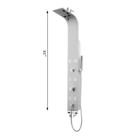 HomCom 3 Stage All-in-One Shower Head/Body Sprayer Panel(m-2)