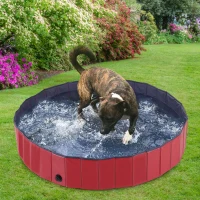 Collapsible Dog Bathing Tub - Durable PVC Foldable Pet Swimming Pool in 3 Sizes, Easy Storage & Setup for Outdoor Use(m-1)