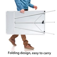 Vinsetto 24" x 36" Portable Magnetic Whiteboard with Height Adjustable Tripod Easel(m-7)