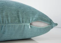 Monarch 18" x 18" Solid Decorative Throw Pillow (Set of 2) - Aqua(m-3)