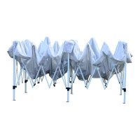 Outsunny 10' x 20' Pop Up Canopy Tent with Netting, Heavy Duty Large Party Tent, Instant Sun Shelter, with Carry Bag, for Backyard Garden Patio, Cream White(m-8)