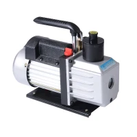 HomCom 2-Stage 5 CFM Rotary Vane 1/2 HP HVAC Refrigerant Handheld Vacuum Pump(m-3)