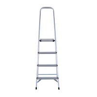 HomCom 4-Step Folding Aluminum Step Stool Ladder(m-5)