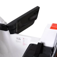 Aosom 6V Electric Ride-On Police Car Vehicle for Kids with Remote Control - Music, Lights and Siren(m-10)