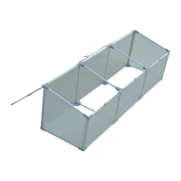 Outsunny 71" Cold Frame Greenhouse Aluminum Vented Mini Greenhouse Kit(m-6)