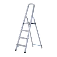 HomCom 4-Step Folding Aluminum Step Stool Ladder(m-1)