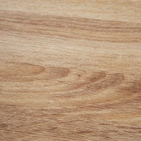 HOMCOM 2 Tier Coffee Table Rustic Living Room Table Indoor Rectangle Wood Coffee Table - Oak(m-9)