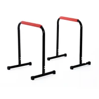 Soozier 29" Durable Versatile Parallete Dip Station Home Gym Indoor / Outdoor Bars Exercise Equipment(m-1)