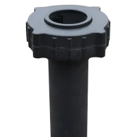 Outsunny 17.5" Decorative Round 42 lb Cement Weighted Sun Shade Poolside Patio Umbrella Stand(m-6)