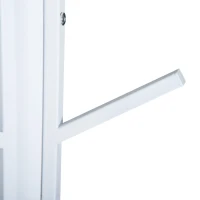 HOMCOM 71" Metal Freestanding Modern Tree Branch Coat Rack - White(m-10)