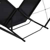 HOMCOM Wood Metal Modern L Shaped Corner Computer Desk - Black(m-7)