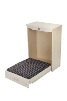 New Age Pet Murphy Bed with Memory Foam Cushion - Antique White(m-1)