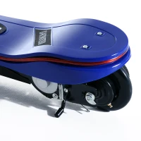 Aosom Blue High-Powered 120W Motorized Kids Folding Electric Scooter with LED Lights(m-8)