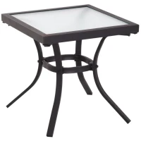 Outsunny 5 Piece Outdoor Garden Recliner Patio Sun Lounger Chair and Table Set(m-5)