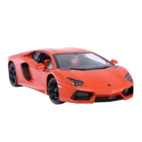 Aosom 1/14 Scale Lamborghini Aventador Remote Control Car - Orange(m-2)