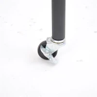 HomCom 6' Rolling Closet  Clothing Rack(m-5)