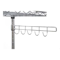 HomCom 47" Bakers Rack Organizer Kitchen Prep Station with Cutting Board(m-12)