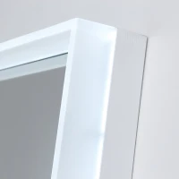 kleankin 24" x 24" Square Front Light LED Bathroom Vanity Mirror(m-9)