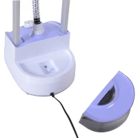 HOMCOM Fabric Garment Steamer for Clothes, Hanging Full Size, 2 Liter, 1350W, 11 Level Steam Adjustment - Purple(m-7)