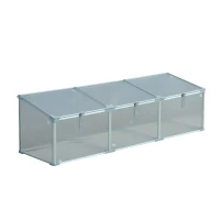 Outsunny 71" Cold Frame Greenhouse Aluminum Vented Mini Greenhouse Kit(m-2)